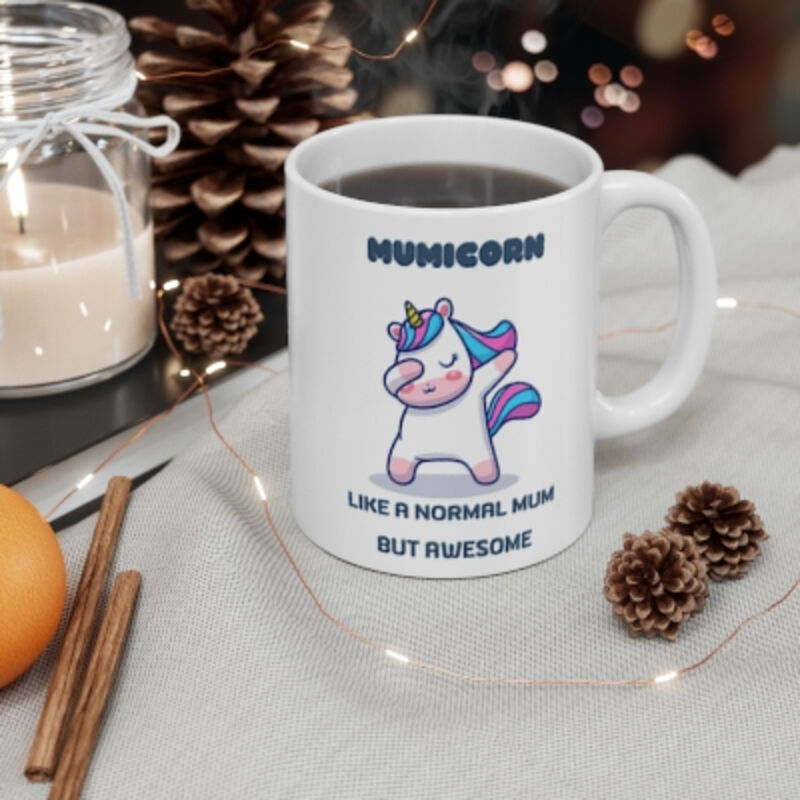 Mumicorn, Like Normal Mom, But Awesome 11Oz Mug Thumbnail