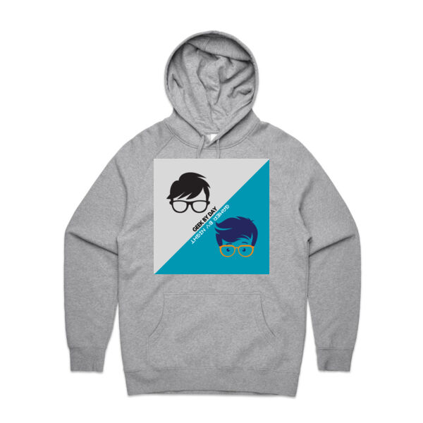 Geek By Day, Gamer By Night, Hoodie Thumbnail